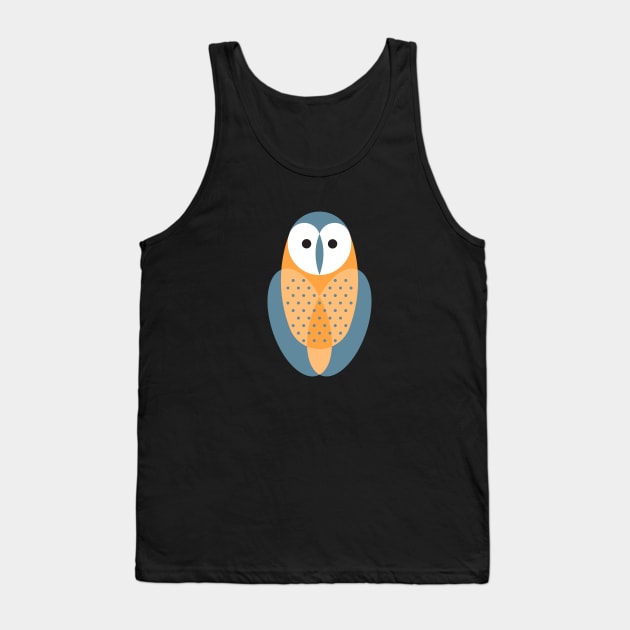 Barn Owl Tank Top by SakalDesign